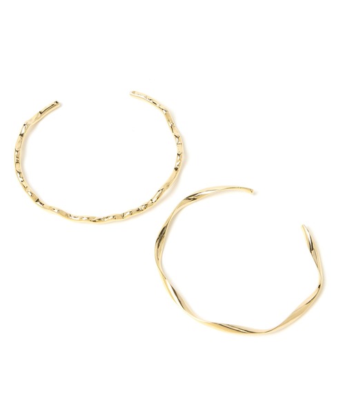 Heather(ヘザー)の「メタルバングルセット 948148(バングル/リストバンド・レディース・シルバー/ゴールド・ONESIZE)」の12枚目の写真