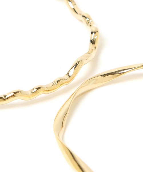 Heather(ヘザー)の「メタルバングルセット 948148(バングル/リストバンド・レディース・シルバー/ゴールド・ONESIZE)」の8枚目の写真