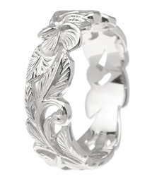 blackdia ocean | blackdia ocean プルメリアスクロール透かしリング(リング)