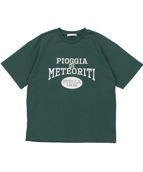 SPINNS（スピンズ）の「カレッジロゴプリントTシャツ（Tシャツ/カットソー・レディース・オフホワイト/ブルー/グリーン/スミクロ・ONESIZE）」の18枚目の写真