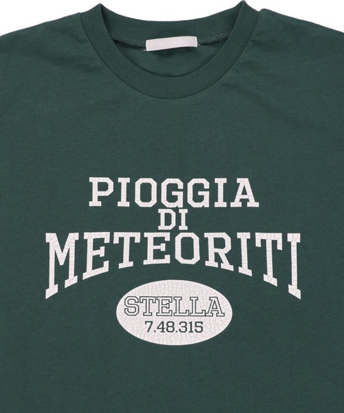 SPINNS（スピンズ）の「カレッジロゴプリントTシャツ（Tシャツ/カットソー・レディース・オフホワイト/ブルー/グリーン/スミクロ・ONESIZE）」の8枚目の写真