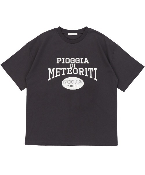 SPINNS（スピンズ）の「カレッジロゴプリントTシャツ（Tシャツ/カットソー・レディース・オフホワイト/ブルー/グリーン/スミクロ・ONESIZE）」の14枚目の写真