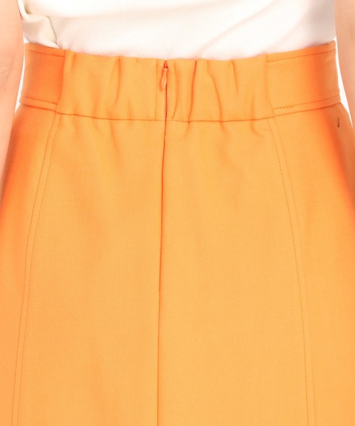 UNIVERVAL MUSE（ユニバーバル ミューズ）の「コットンダブルクロス　スカート（スカート・レディース・ダークオレンジ/ネイビー/オフホワイト・2）」の9枚目の写真