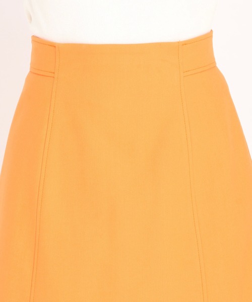 UNIVERVAL MUSE（ユニバーバル ミューズ）の「コットンダブルクロス　スカート（スカート・レディース・ダークオレンジ/ネイビー/オフホワイト・2）」の8枚目の写真
