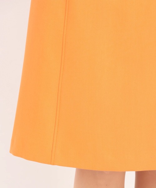 UNIVERVAL MUSE（ユニバーバル ミューズ）の「コットンダブルクロス　スカート（スカート・レディース・ダークオレンジ/ネイビー/オフホワイト・2）」の10枚目の写真