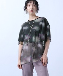 HARE | リバーシブルチュールスリットＴ(HARE)(Tシャツ/カットソー)