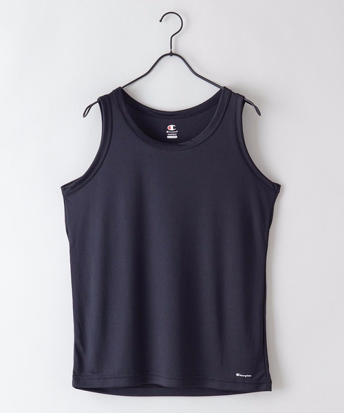 Champion（チャンピオン）の「【CHAMPION/チャンピオン】吸汗速乾・通気性・UVカット  ハニカムメッシュドライタンクトップ（タンクトップ・メンズ・ブラック/ホワイト/チャコールグレー・LARGE/MEDIUM/X-LARGE）」の3枚目の写真