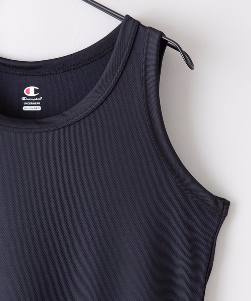 Champion（チャンピオン）の「【CHAMPION/チャンピオン】吸汗速乾・通気性・UVカット  ハニカムメッシュドライタンクトップ（タンクトップ・メンズ・ブラック/ホワイト/チャコールグレー・LARGE/MEDIUM/X-LARGE）」の8枚目の写真
