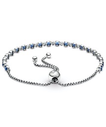 【Pandora】ファンタジーランド お城 スライダーブレスレット PANDORA（パンドラ）の「Pandora Moments ブラック レザー