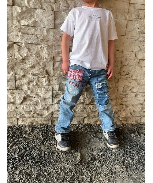 mou(モウ)の「mouオリジナル ロゴTシャツ【キッズ用】(Tシャツ/カットソー・キッズ・ホワイト・130cm/140cm/150cm/160cm)」の9枚目の写真