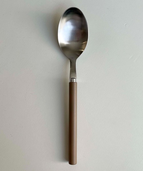 CANAL JEAN（キャナルジーン）の「DULTON　WOODHANDLE DINNER SPOON ウッドハンドルディナースプーン/K21-306（カトラリー・レディース・ベージュ/ネイビー・ONE SIZE）」の3枚目の写真