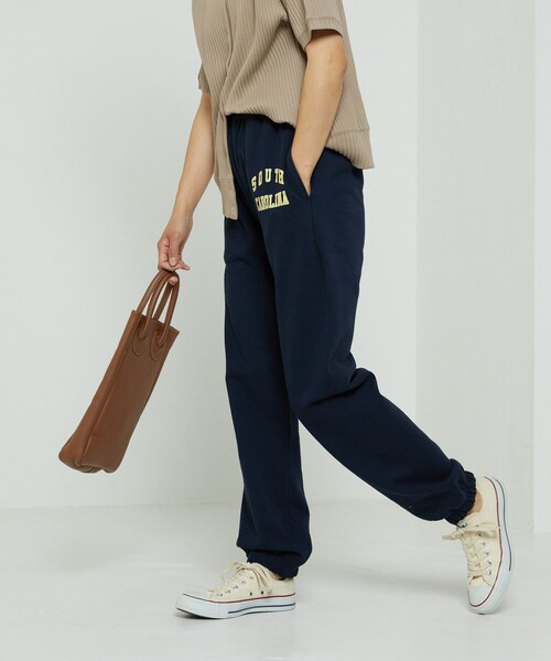 FREAK'S STORE（フリークスストア）の「カレッジスウェットパンツ（スウェットパンツ・レディース・オフホワイト/グリーン/ネイビー・ﾌﾘ-）」の3枚目の写真