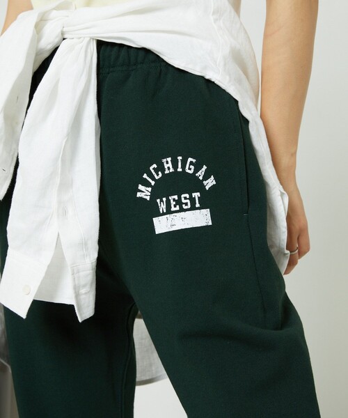 FREAK'S STORE（フリークスストア）の「カレッジスウェットパンツ（スウェットパンツ・レディース・オフホワイト/グリーン/ネイビー・ﾌﾘ-）」の11枚目の写真