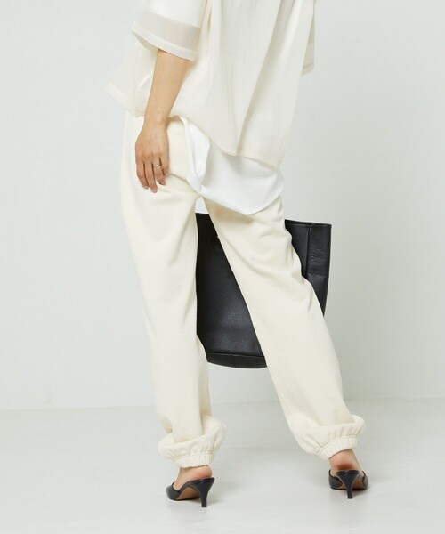 FREAK'S STORE（フリークスストア）の「カレッジスウェットパンツ（スウェットパンツ・レディース・オフホワイト/グリーン/ネイビー・ﾌﾘ-）」の12枚目の写真