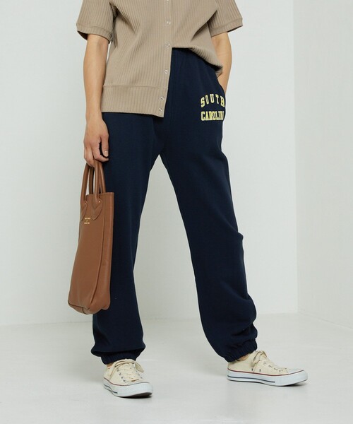 FREAK'S STORE（フリークスストア）の「カレッジスウェットパンツ（スウェットパンツ・レディース・オフホワイト/グリーン/ネイビー・ﾌﾘ-）」の13枚目の写真