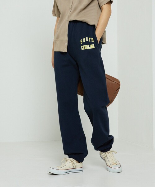FREAK'S STORE（フリークスストア）の「カレッジスウェットパンツ（スウェットパンツ・レディース・オフホワイト/グリーン/ネイビー・ﾌﾘ-）」の19枚目の写真
