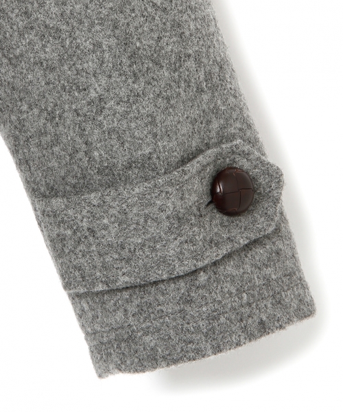 green label relaxing(グリーンレーベルリラクシング)の「【JUNIOR】メルトンラウンドカラーブルゾン(ブルゾン・キッズ・グレー/ネイビー・155/145)」の9枚目の写真