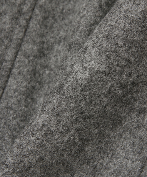 green label relaxing(グリーンレーベルリラクシング)の「【JUNIOR】メルトンラウンドカラーブルゾン(ブルゾン・キッズ・グレー/ネイビー・155/145)」の5枚目の写真