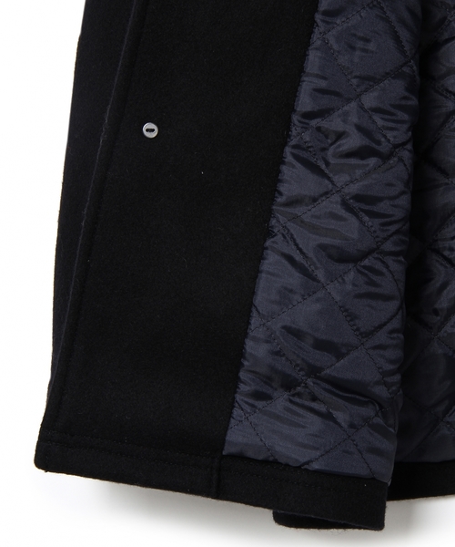 green label relaxing(グリーンレーベルリラクシング)の「【JUNIOR】メルトンラウンドカラーブルゾン(ブルゾン・キッズ・グレー/ネイビー・155/145)」の3枚目の写真