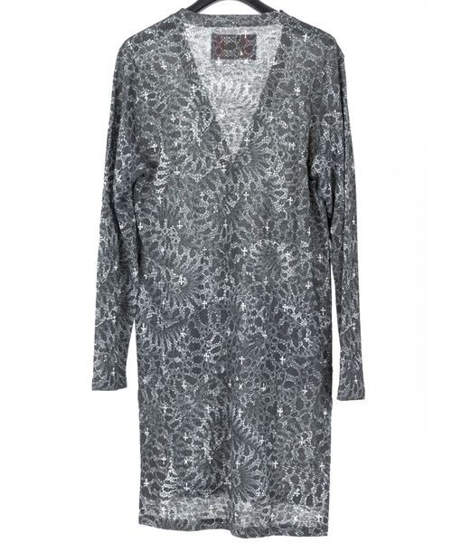 ROEN（ロエン）の「Roen/ロエン/SnakeCamo LongCardigan(スネークカモロングカーディガン)（カーディガン/ボレロ・メンズ・ブラック/その他・MEDIUM/LARGE）」の2枚目の写真