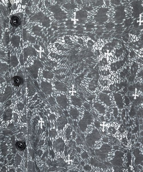 ROEN（ロエン）の「Roen/ロエン/SnakeCamo LongCardigan(スネークカモロングカーディガン)（カーディガン/ボレロ・メンズ・ブラック/その他・MEDIUM/LARGE）」の7枚目の写真