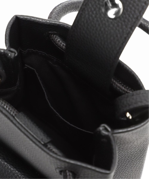 SLOBE IENA（スローブイエナ）の「【ADD CULUMN/アドカラム】 PAKET Sショルダーバッグ◆（ショルダーバッグ・レディース・ブラック/ピンク・FREE）」の5枚目の写真