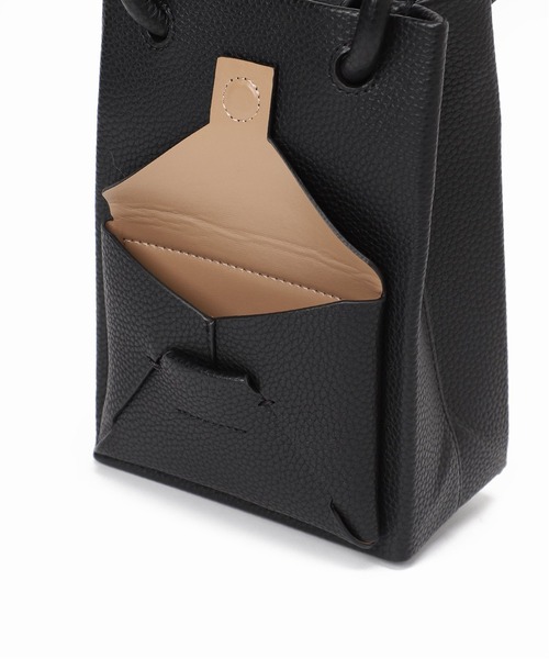 SLOBE IENA（スローブイエナ）の「【ADD CULUMN/アドカラム】 PAKET Sショルダーバッグ◆（ショルダーバッグ・レディース・ブラック/ピンク・FREE）」の8枚目の写真