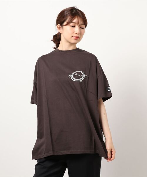 FIG&VIPER（フィグアンドバイパー）の「FV PLANET BIG-T（Tシャツ/カットソー・レディース・ピンク/ダークグレー/ブラック・FREE）」の10枚目の写真