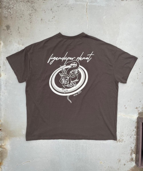 FIG&VIPER（フィグアンドバイパー）の「FV PLANET BIG-T（Tシャツ/カットソー・レディース・ピンク/ダークグレー/ブラック・FREE）」の14枚目の写真