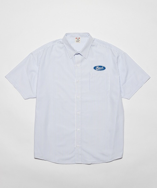 WHO'S WHO gallery(フーズフーギャラリー)の「COOPERワークシャツ(シャツ/ブラウス・メンズ・ホワイト/ネイビー/ブルー/ホワイト×ブルー/ネイビー×ホワイト・FREE)」の18枚目の写真