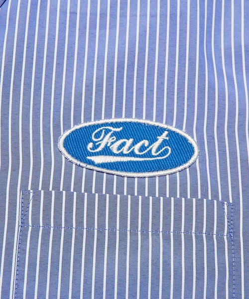 WHO'S WHO gallery(フーズフーギャラリー)の「COOPERワークシャツ(シャツ/ブラウス・メンズ・ホワイト/ネイビー/ブルー/ホワイト×ブルー/ネイビー×ホワイト・FREE)」の6枚目の写真