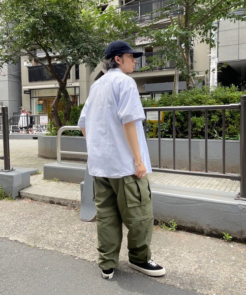 WHO'S WHO gallery(フーズフーギャラリー)の「COOPERワークシャツ(シャツ/ブラウス・メンズ・ホワイト/ネイビー/ブルー/ホワイト×ブルー/ネイビー×ホワイト・FREE)」の8枚目の写真