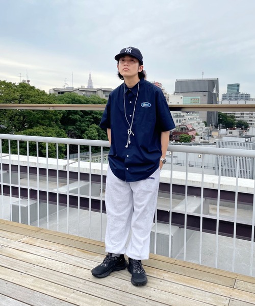 WHO'S WHO gallery(フーズフーギャラリー)の「COOPERワークシャツ(シャツ/ブラウス・メンズ・ホワイト/ネイビー/ブルー/ホワイト×ブルー/ネイビー×ホワイト・FREE)」の17枚目の写真