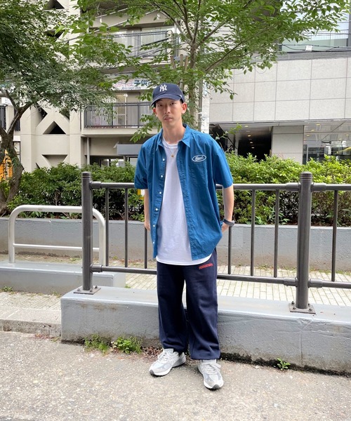 WHO'S WHO gallery(フーズフーギャラリー)の「COOPERワークシャツ(シャツ/ブラウス・メンズ・ホワイト/ネイビー/ブルー/ホワイト×ブルー/ネイビー×ホワイト・FREE)」の14枚目の写真