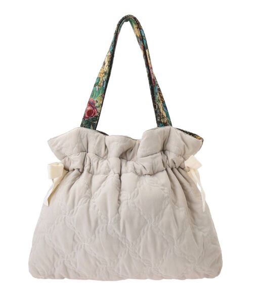 merry jenny（メリージェニー）の「キルトジャガードトートbag（トートバッグ・レディース・アイボリー/ブラウン・FREE）」の9枚目の写真