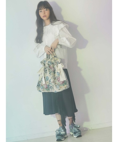 merry jenny（メリージェニー）の「キルトジャガードトートbag（トートバッグ・レディース・アイボリー/ブラウン・FREE）」の14枚目の写真