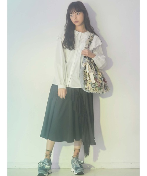 merry jenny（メリージェニー）の「キルトジャガードトートbag（トートバッグ・レディース・アイボリー/ブラウン・FREE）」の17枚目の写真