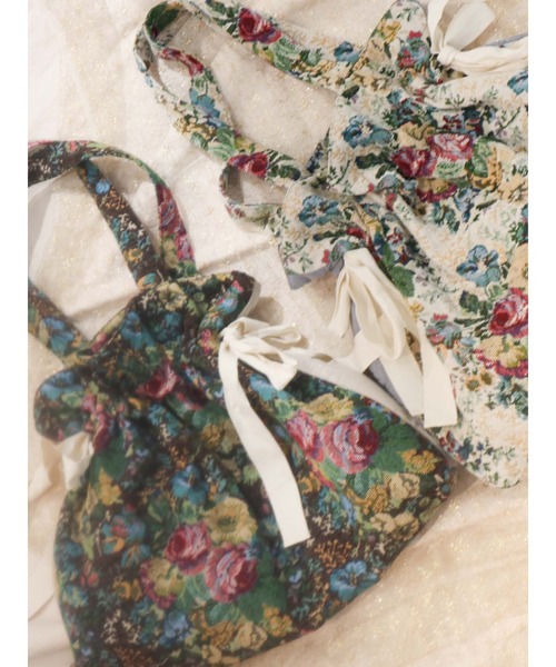 merry jenny（メリージェニー）の「キルトジャガードトートbag（トートバッグ・レディース・アイボリー/ブラウン・FREE）」の8枚目の写真