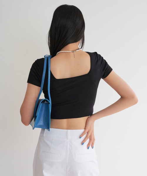 FEKETE（フェケテ）の「FEKETE VEGAN LEATHER SQUARE BAG（ハンドバッグ・レディース・ホワイト/ブラック/ブルー/グリーン・FREE）」の17枚目の写真