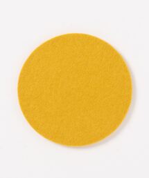 LABOUR AND WAIT（レイバーアンドウェイト）の「【LABOUR AND WAIT】FELT COASTER MUSTARD（ランチョンマット/テーブルウェア）」