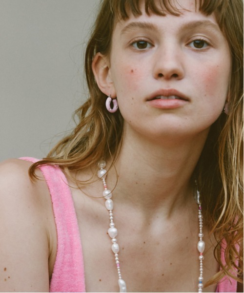 VINTAGE HOLLYWOOD(ビンテージハリウッド)の「【VINTAGE HOLLYWOOD】PEBBLE BEADS OPERA PEARL NECKLACE / ヴィンテージハリウッド ペブル ビーズ オペラ パール ネックレス(ネックレス・レディース・マルチ・FREE)」の5枚目の写真