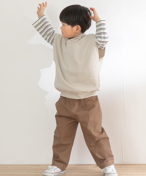 URBAN RESEARCH DOORS(アーバンリサーチドアーズ)の「ランダムボーダーBIGカットソー(KIDS)(Tシャツ/カットソー・キッズ・ブラック/ブルー系その他・90/120/105/135)」の19枚目の写真