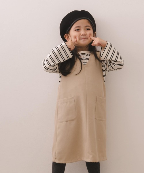 URBAN RESEARCH DOORS(アーバンリサーチドアーズ)の「ランダムボーダーBIGカットソー(KIDS)(Tシャツ/カットソー・キッズ・ブラック/ブルー系その他・90/120/105/135)」の14枚目の写真