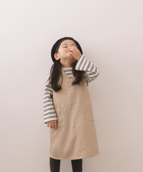 URBAN RESEARCH DOORS(アーバンリサーチドアーズ)の「ランダムボーダーBIGカットソー(KIDS)(Tシャツ/カットソー・キッズ・ブラック/ブルー系その他・90/120/105/135)」の21枚目の写真