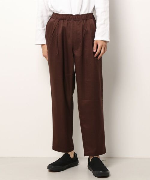 CRAFT STANDARD BOUTIQUE（クラフトスタンダードブティック）の「ストレッチPEパンツ　＊（その他パンツ・メンズ・チャコールグレー/ネイビー/ブラウン・LL/M/L）」の4枚目の写真