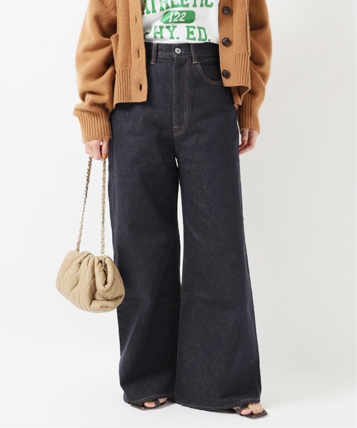 FRAMeWORK ワイドレッグデニムパンツ　カーブパンツ40 denim カーブパンツ（デニムパンツ）｜FRAMeWORK（フレーム