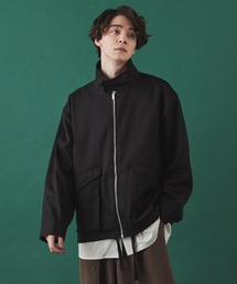 LUCY/LOOSE STAND NECK BLOUSON