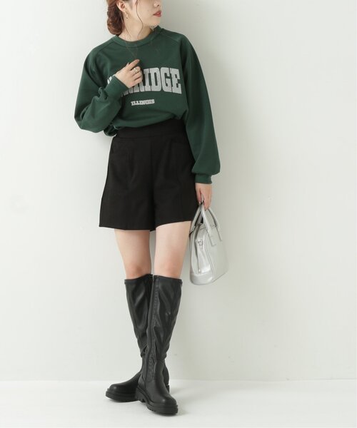 RAY CASSIN（レイカズン）の「スエードツイルショートパンツ（その他パンツ・レディース・ブラック/ブラウン/グレイッシュベージュ・FREE）」の6枚目の写真