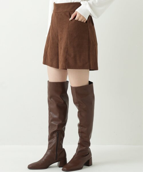 RAY CASSIN（レイカズン）の「スエードツイルショートパンツ（その他パンツ・レディース・ブラック/ブラウン/グレイッシュベージュ・FREE）」の12枚目の写真