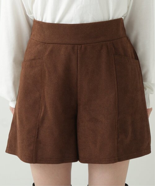 RAY CASSIN（レイカズン）の「スエードツイルショートパンツ（その他パンツ・レディース・ブラック/ブラウン/グレイッシュベージュ・FREE）」の16枚目の写真